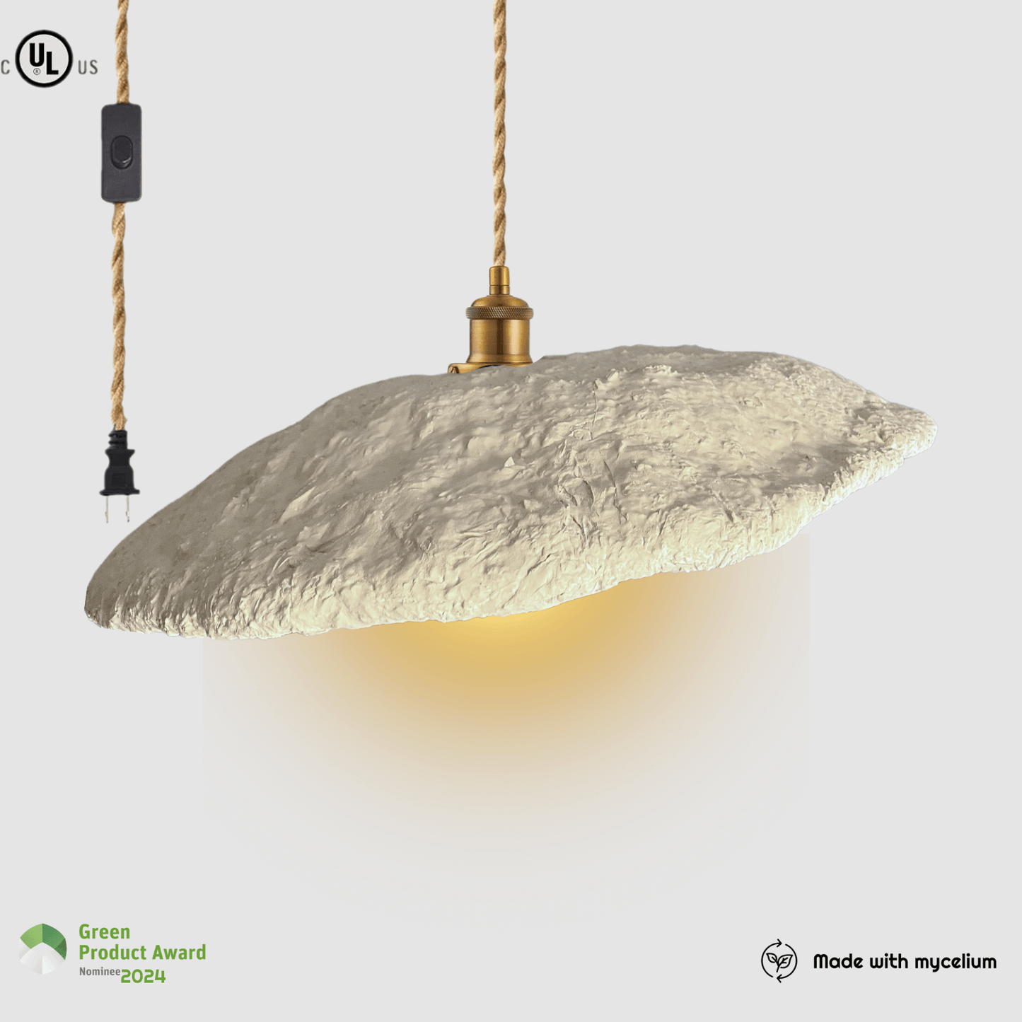 Eco-Friendly Light Pendant with Air-Purifying Features