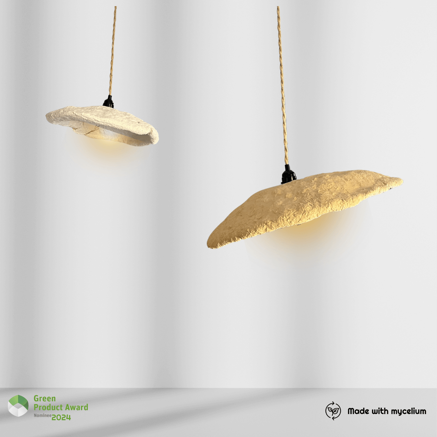 Sustainable Mushroom Root Light Pendant in Unique Design